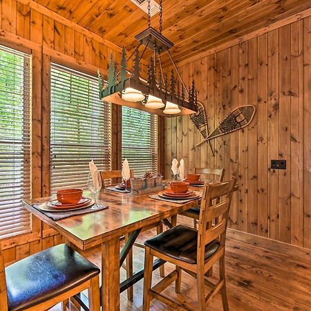 Luxe Broken Bow Cabin Hot Tub About 3 Mi To Hochatown Exterior photo