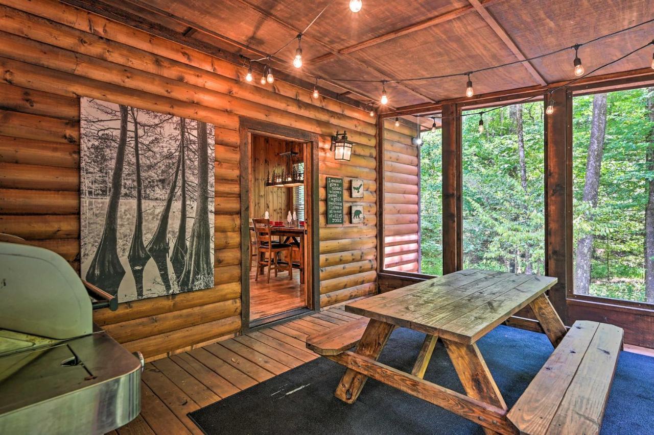 Luxe Broken Bow Cabin Hot Tub About 3 Mi To Hochatown Exterior photo