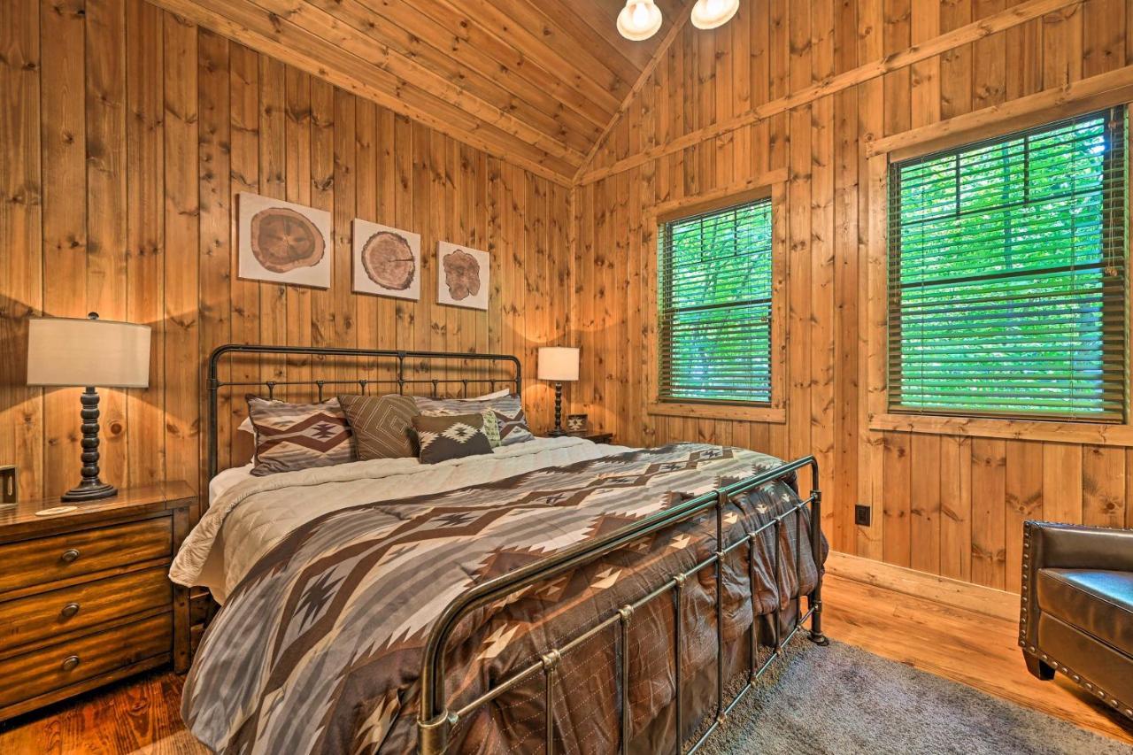 Luxe Broken Bow Cabin Hot Tub About 3 Mi To Hochatown Exterior photo