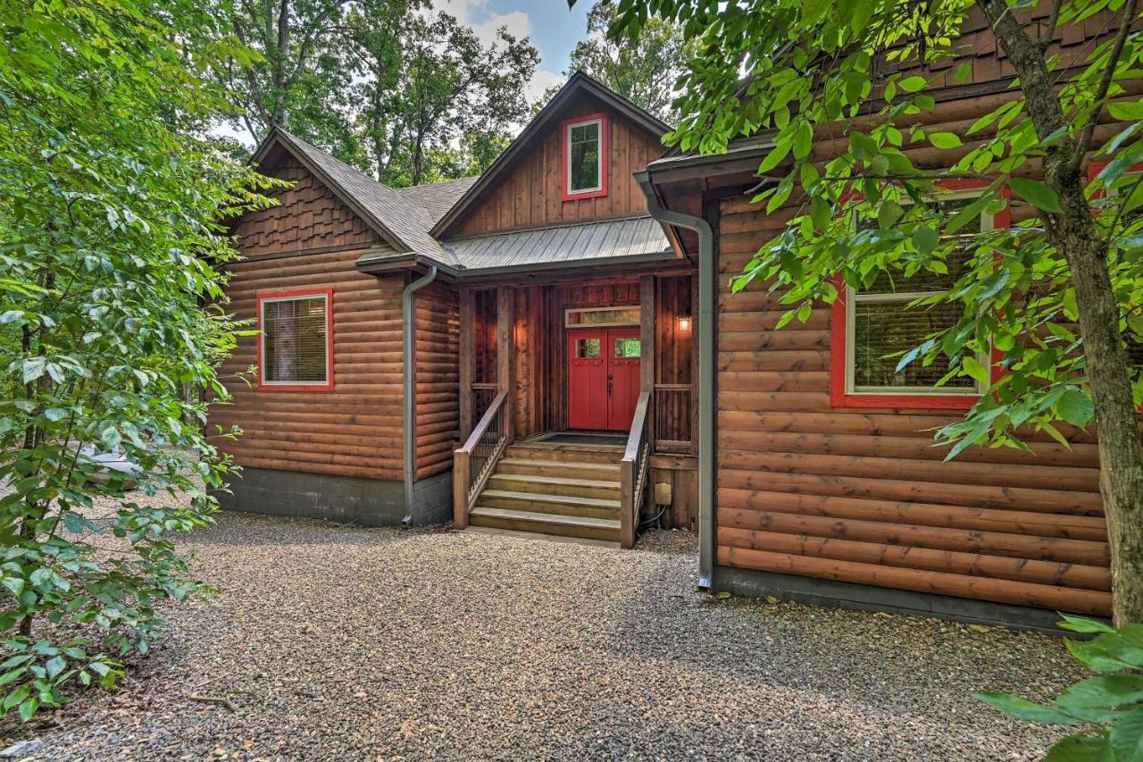 Luxe Broken Bow Cabin Hot Tub About 3 Mi To Hochatown Exterior photo