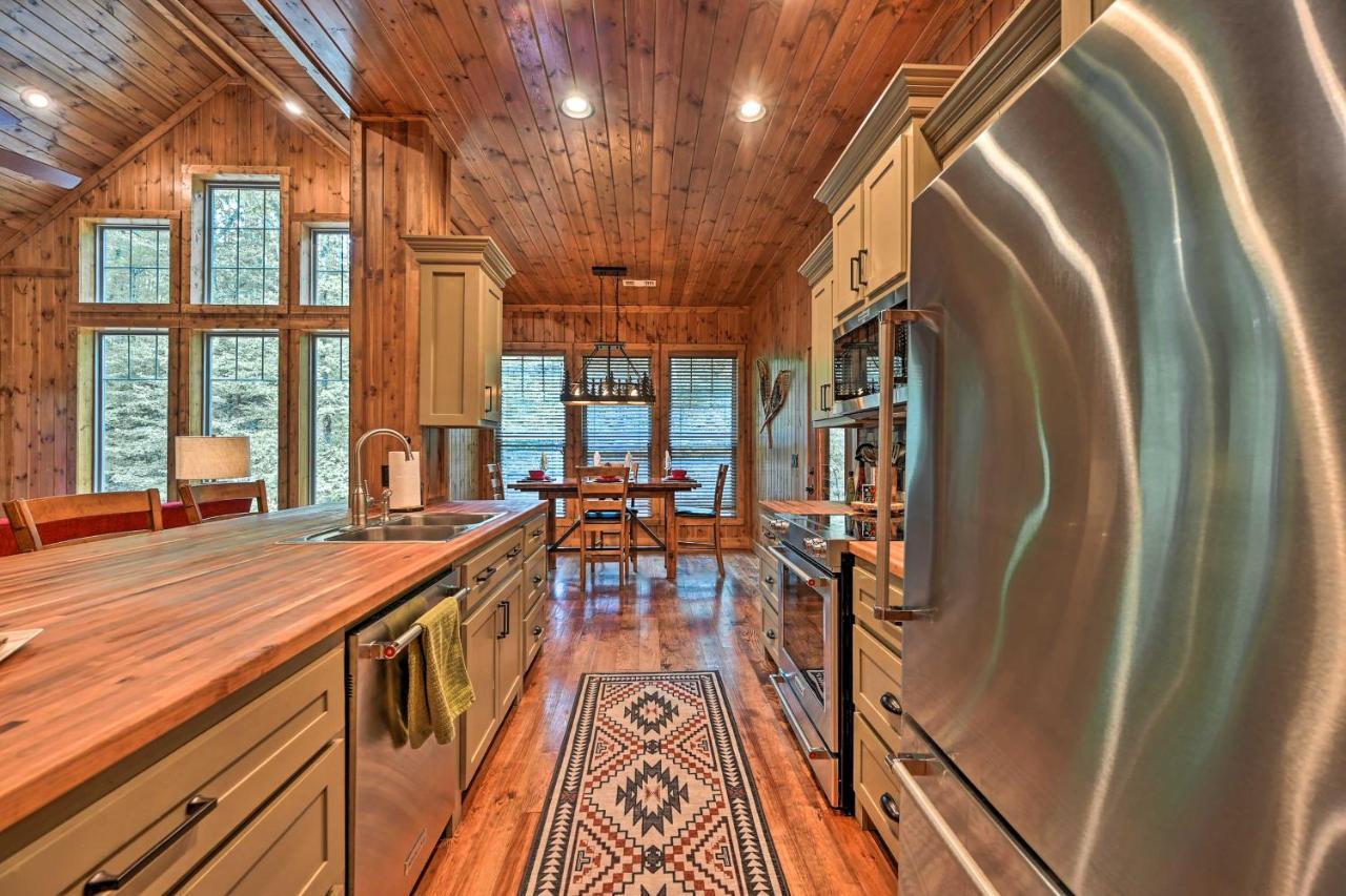 Luxe Broken Bow Cabin Hot Tub About 3 Mi To Hochatown Exterior photo
