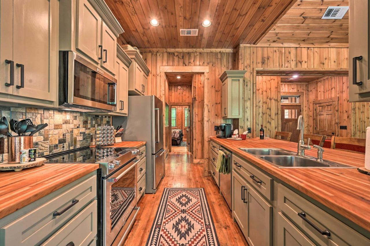 Luxe Broken Bow Cabin Hot Tub About 3 Mi To Hochatown Exterior photo