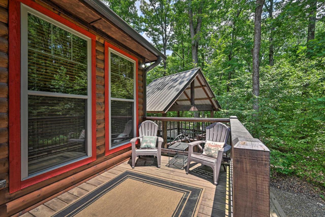 Luxe Broken Bow Cabin Hot Tub About 3 Mi To Hochatown Exterior photo