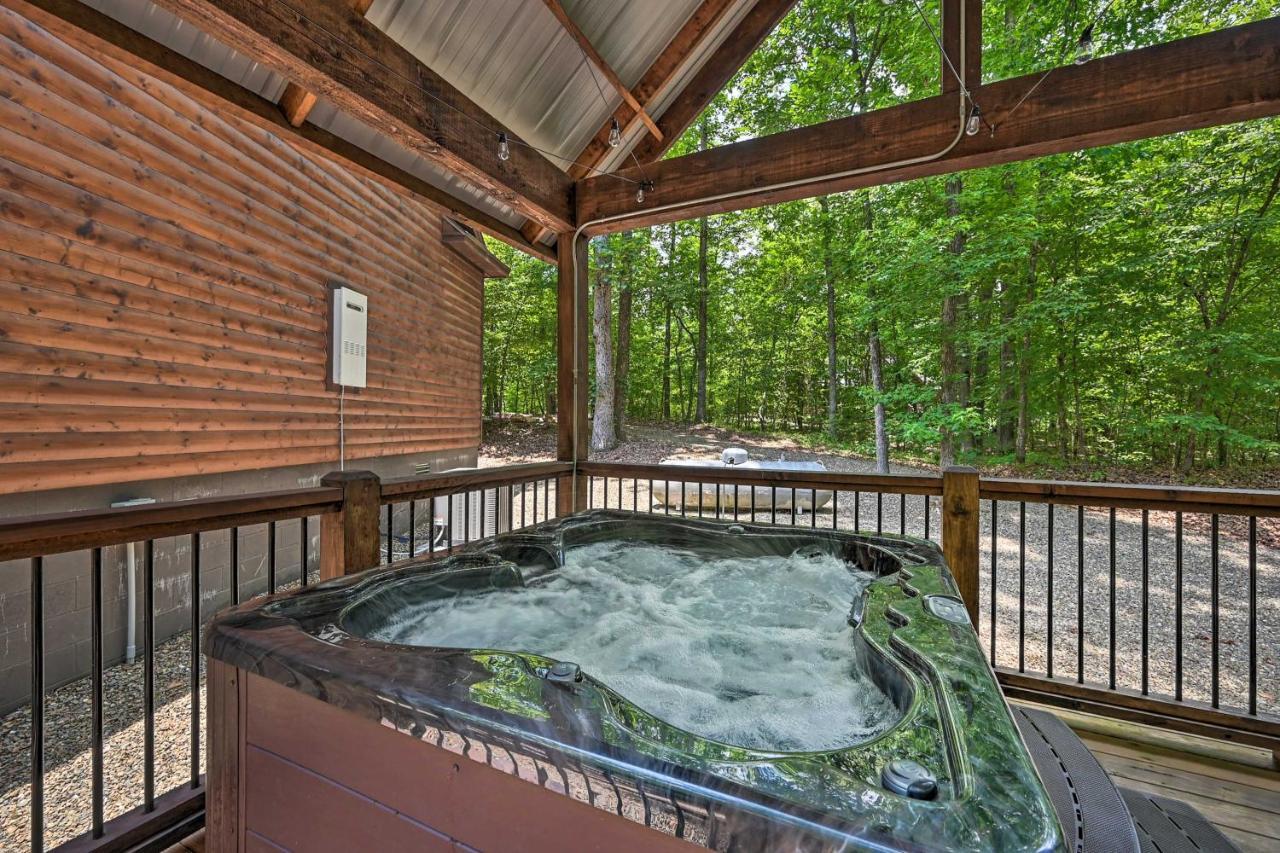 Luxe Broken Bow Cabin Hot Tub About 3 Mi To Hochatown Exterior photo