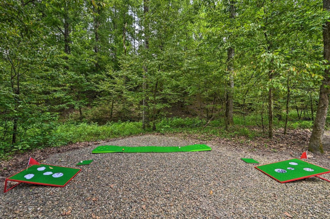 Luxe Broken Bow Cabin Hot Tub About 3 Mi To Hochatown Exterior photo